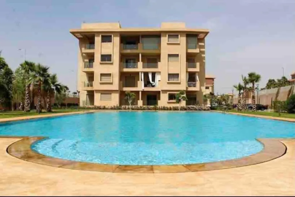 Spacieux Appart Tout Confort Avec Piscine Et Jardin Apartment Marrakesh