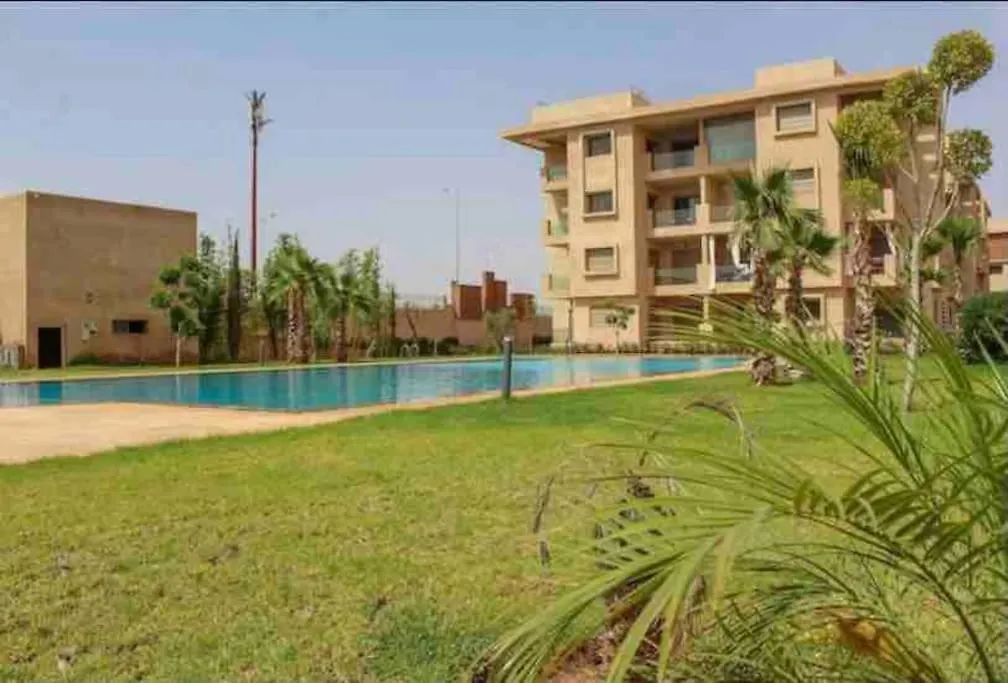 Spacieux Appart Tout Confort Avec Piscine Et Jardin Apartment Marrakesh Morocco