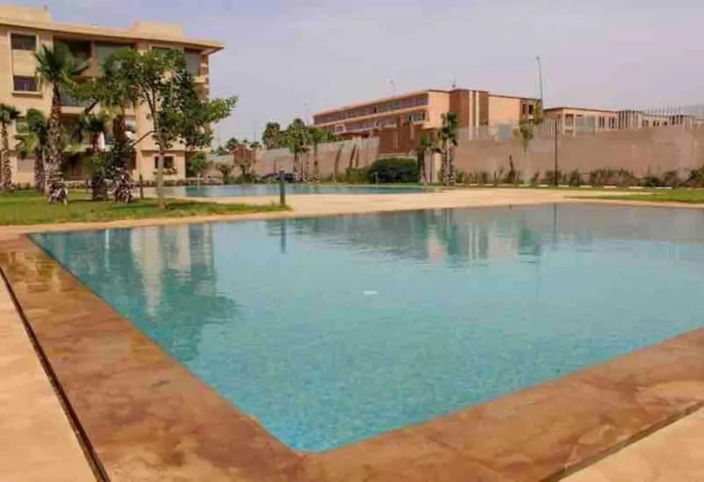 Spacieux Appart Tout Confort Avec Piscine Et Jardin Apartment Marrakesh 0*,