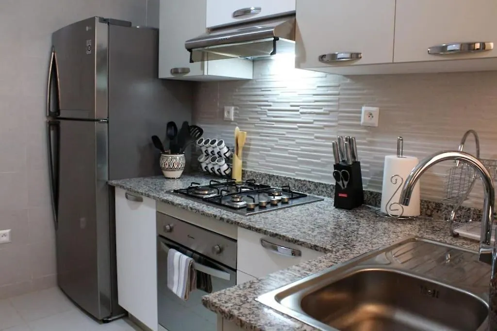 Spacieux Appart Tout Confort Avec Piscine Et Jardin Apartman Marrákes Marokkó